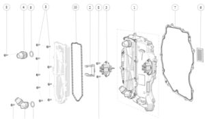 Инвертор мотора заднего MOSFET (PCBA 1708289) Tesla M3
