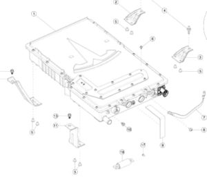 Чарджер GEN3 72A 3-Фазы EUR Tesla MS2, MX
