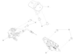Привод замка капота с гибкой тягой Tesla model Y
